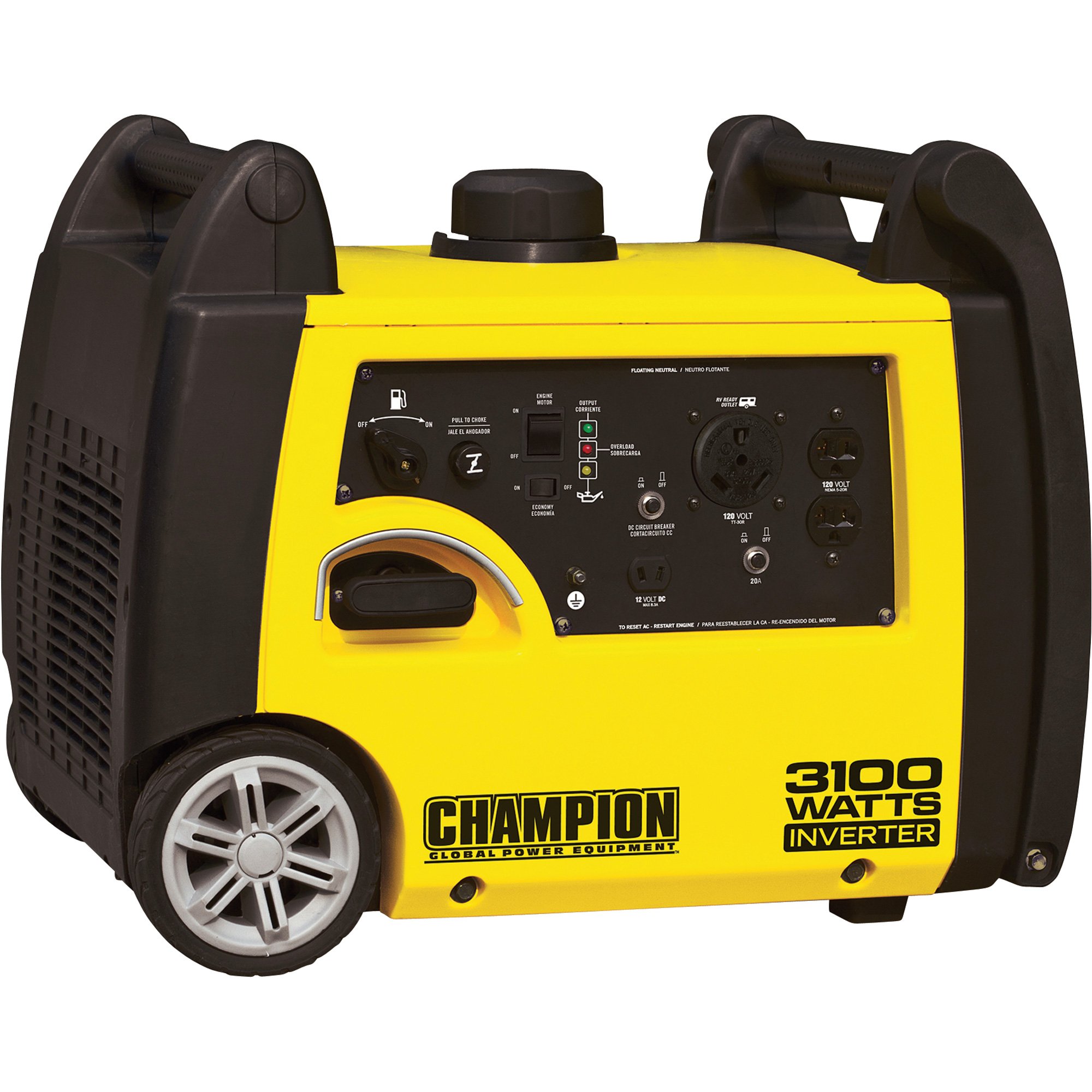 Champion Power Equipment Portable Inverter Generator — 3100 Surge Watts, 2800 Rated Watts, Model# 75531i